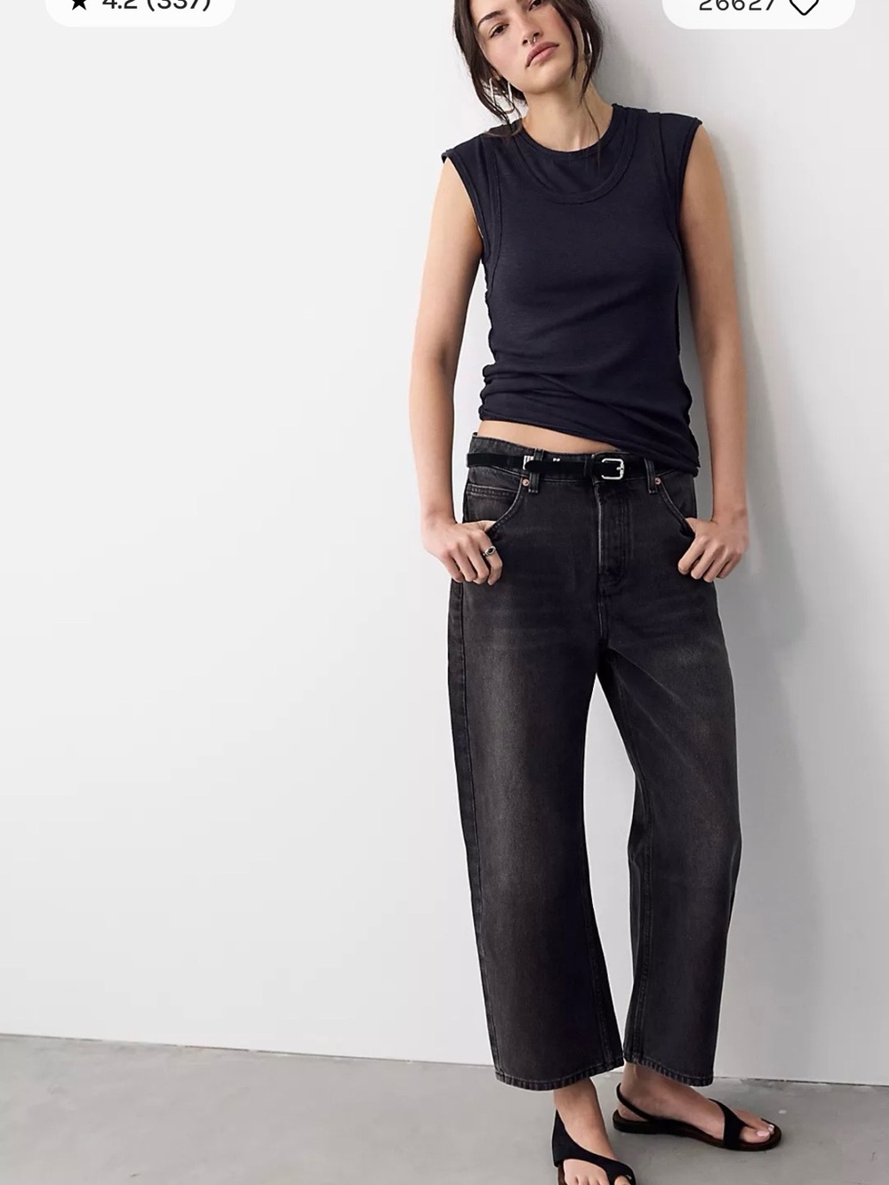 We The Free Boyfriend Jeans in Washed Black